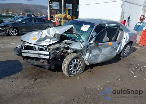 2002 Buick Century Custom z USA, uszkodzony, nr VIN 2G4WS52JX21221809